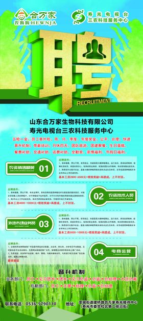 企业招聘展架