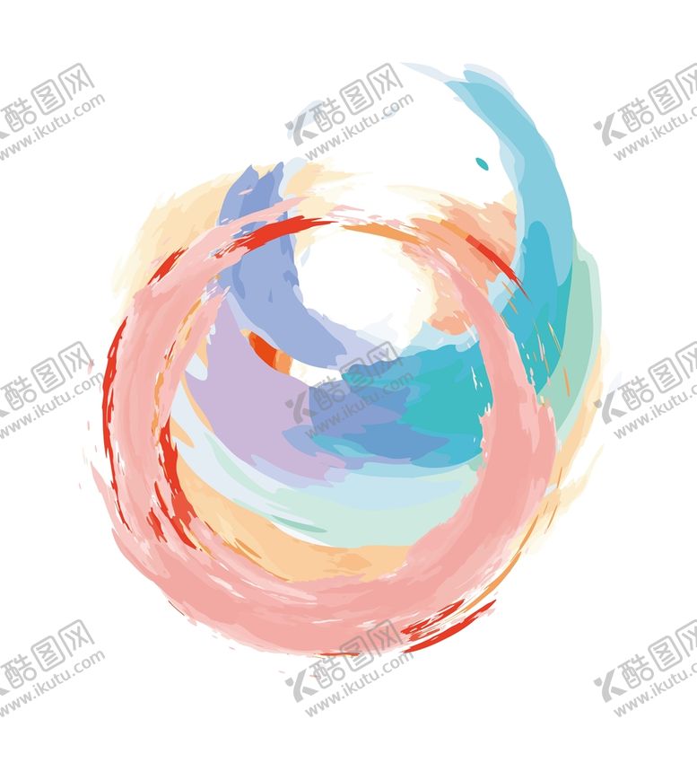 编号：80137909180711071256【酷图网】源文件下载-彩绘墨迹   