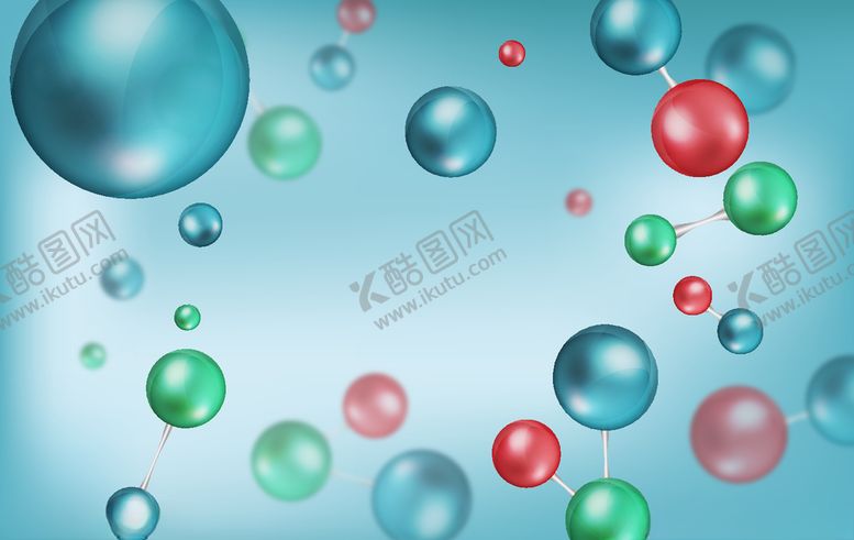 编号：75895410252207598935【酷图网】源文件下载-分子背景