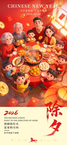 2026马年除夕海报