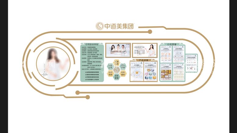 编号：46918509241834237618【酷图网】源文件下载-美容形象墙