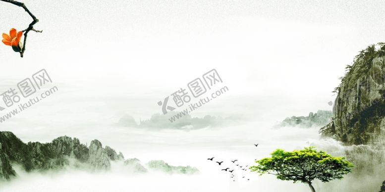 编号：67064805030501396757【酷图网】源文件下载-中国风水墨喜庆背景