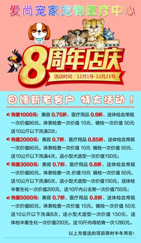 宠物医院医疗中心海报