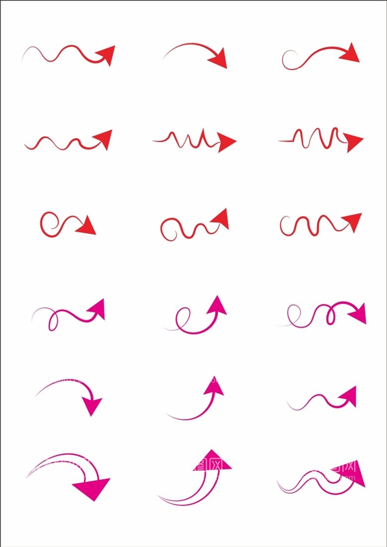 编号：50388910200044238915【酷图网】源文件下载-卡通箭头图标