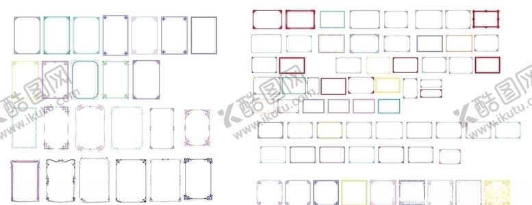 编号：95155609271937372582【酷图网】源文件下载-红色边框花边框古典边框欧式边框