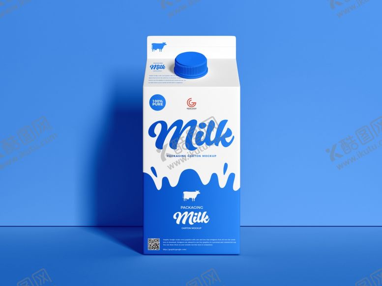 编号：84064310010107571346【酷图网】源文件下载-牛奶盒包装样机
