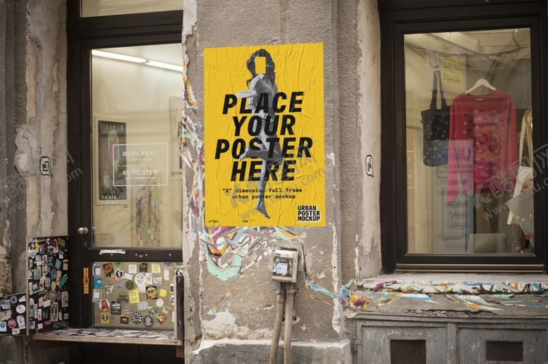 编号：23142009260313016478【酷图网】源文件下载-海报样机展示效果图