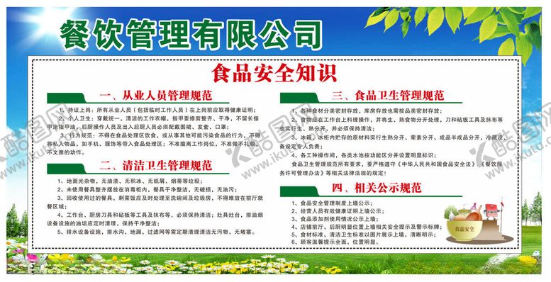 编号：52697504220115491717【酷图网】源文件下载-餐饮食品安全