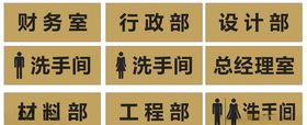 办公室门牌