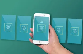 手机样机触屏模板VI页面