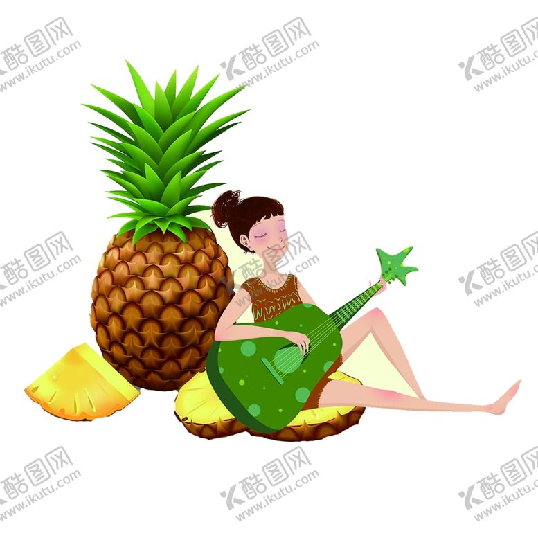 编号：42921409250710378756【酷图网】源文件下载-菠萝姑娘