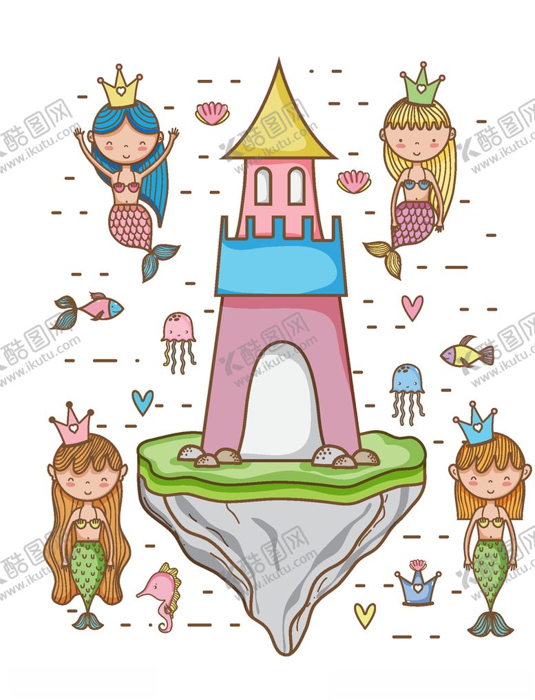 编号：16203006190319347167【酷图网】源文件下载-美人鱼