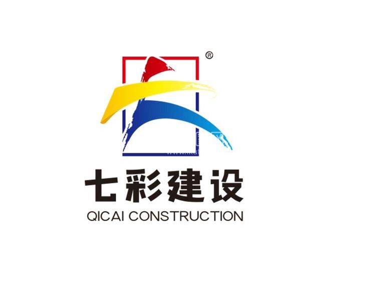 编号：01932610110416487194【酷图网】源文件下载-七彩建设LOGO