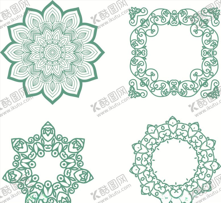 编号：73305409272058103442【酷图网】源文件下载-花纹花边