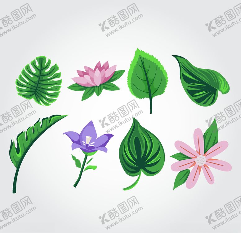 编号：72605310190426338208【酷图网】源文件下载-线条矢量手绘花草植物