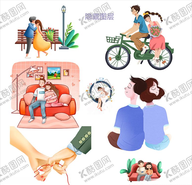 编号：34837903221022191029【酷图网】源文件下载-情侣素材