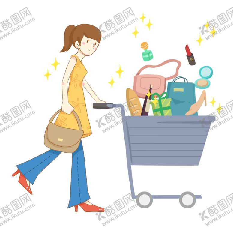 编号：29859509180901228679【酷图网】源文件下载-超市购物车