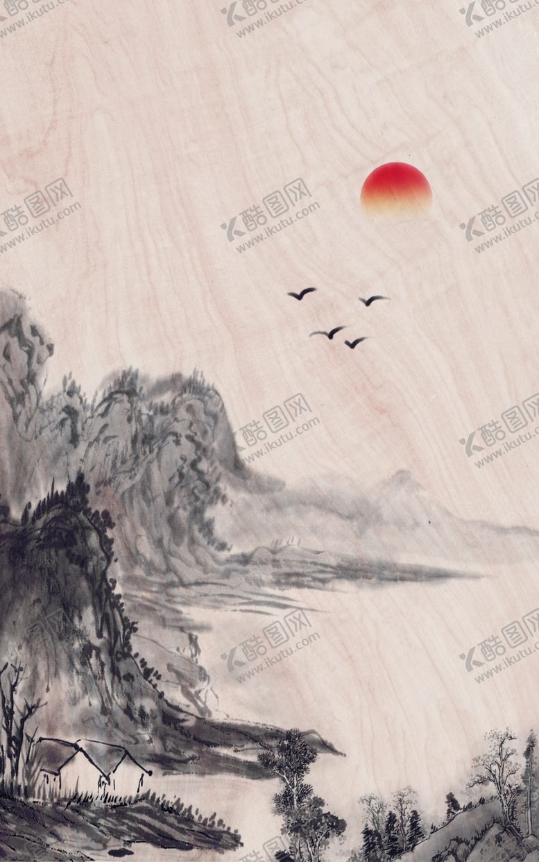 装饰画入户玄关大气仙鹤壁