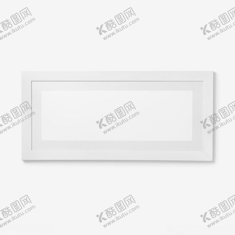 编号：54458101280220218216【酷图网】源文件下载-白色相框样机