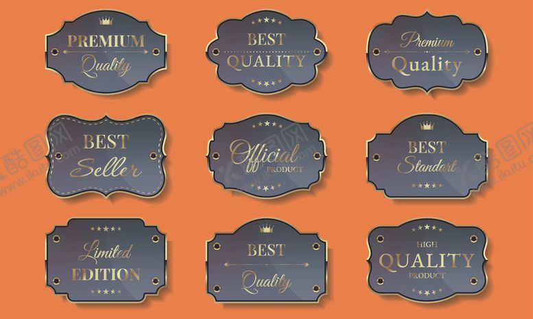 编号：64522611242239247493【酷图网】源文件下载-复古标签