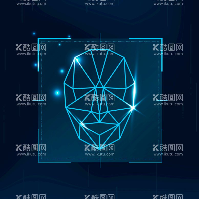 编号：52017609260105368930【酷图网】源文件下载-人脸实别系统矢量