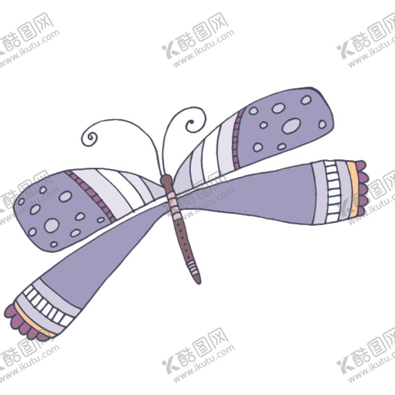 编号：34244010041022023656【酷图网】源文件下载-花朵蝴蝶卡通图案