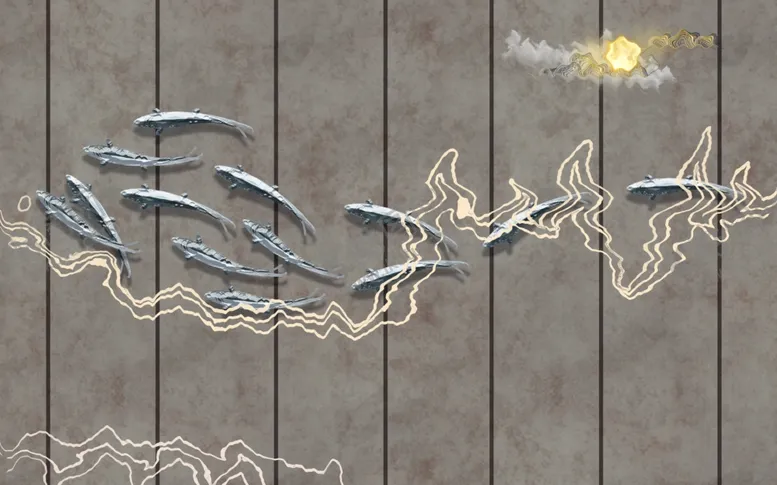 编号：26105209120940144326【酷图网】源文件下载-中国风背景墙