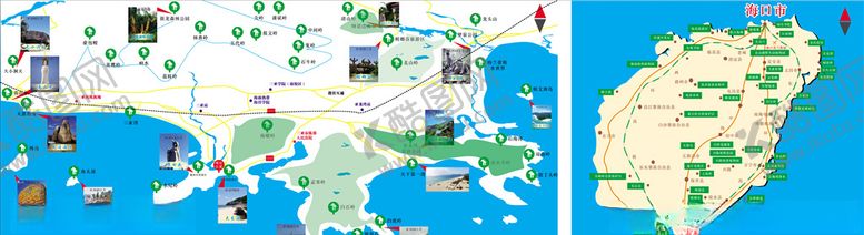 编号：57707309181125399590【酷图网】源文件下载-三亚旅游全景指南