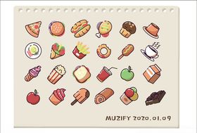 24款入美味食物图标