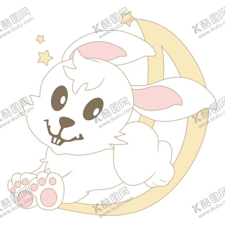 编号：63333007021221213114【酷图网】源文件下载-手绘兔子