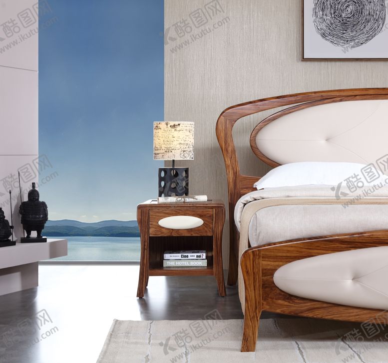 编号：67129410100002233777【酷图网】源文件下载-实木床头柜_北欧家具床头柜