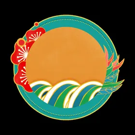 国潮边框方古风风复古