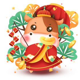 卡通牛形象