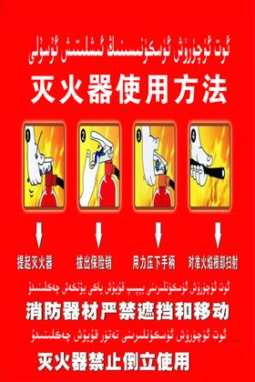 灭火器使用方法