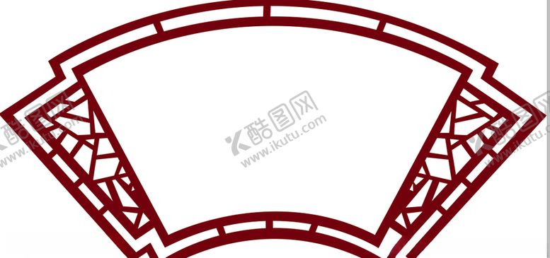 编号：25558509281154355185【酷图网】源文件下载-中医框扇形框边框雕