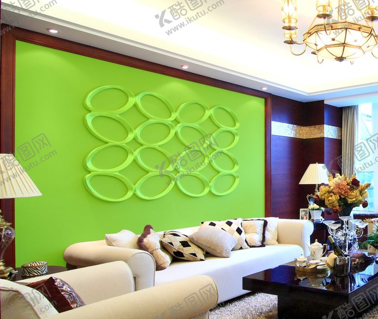 编号：29577809120211035124【酷图网】源文件下载-背景墙样机场景样机装饰画