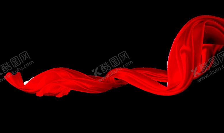 编号：62240210290244086404【酷图网】源文件下载-红色飘带