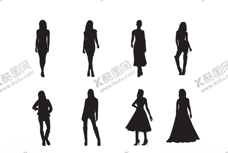 编号：47302210311249573404【酷图网】源文件下载-美女剪影