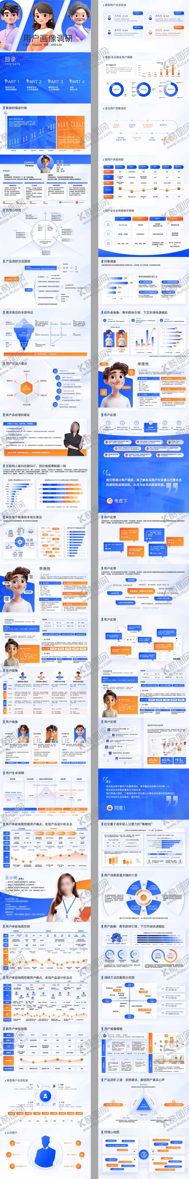 编号：63687710282041226212【酷图网】源文件下载-47页蓝橙互联网大厂都在用的用户体验