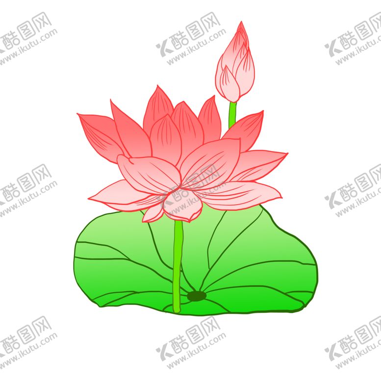 编号：81588904172347194153【酷图网】源文件下载-荷花元素