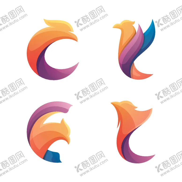 编号：37252107050310264460【酷图网】源文件下载-禽类LOGO标志