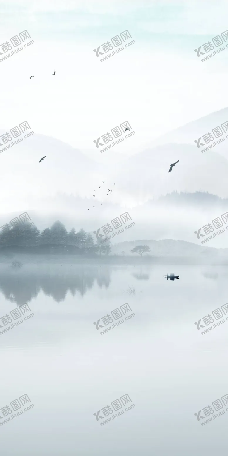 编号：80015311300035444942【酷图网】源文件下载- 新中式山水 