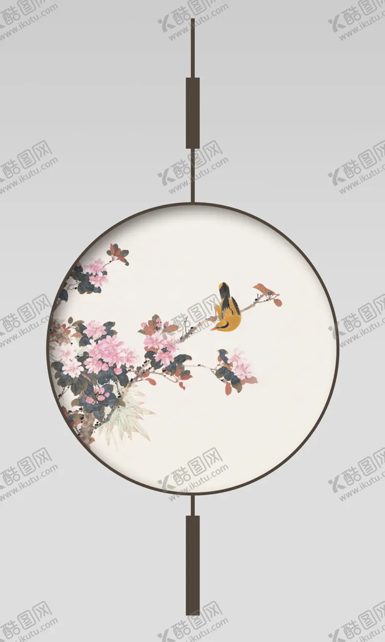 编号：72650310091237357902【酷图网】源文件下载-鸟语花香喜上眉梢花鸟装饰画