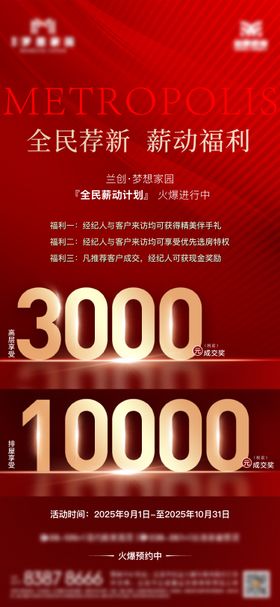 地产全民营销海报