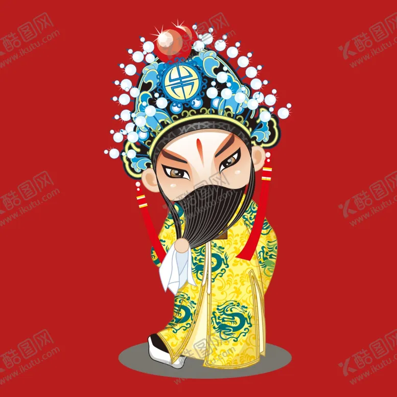 编号：85885401150108069241【酷图网】源文件下载-手绘京剧人物