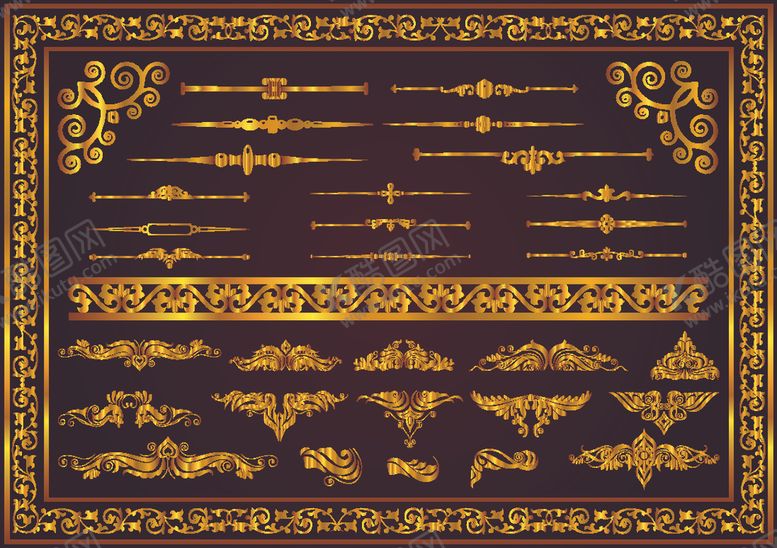 编号：38262610051017277889【酷图网】源文件下载-装饰花纹