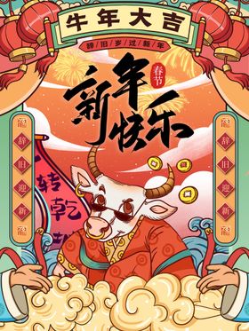 编号：29508409231742532104【酷图网】源文件下载-新年快乐