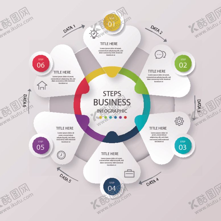 编号：10227809211641061656【酷图网】源文件下载-信息图模板流程