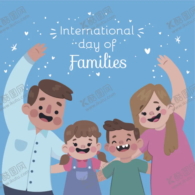 编号：25762809091432302305【酷图网】源文件下载-卡通家庭