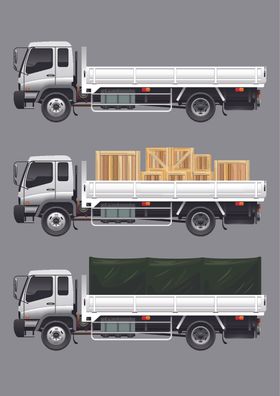 卡通货车